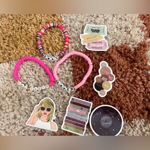 Taylor Swift Sticker & Bracelet Bundle 3